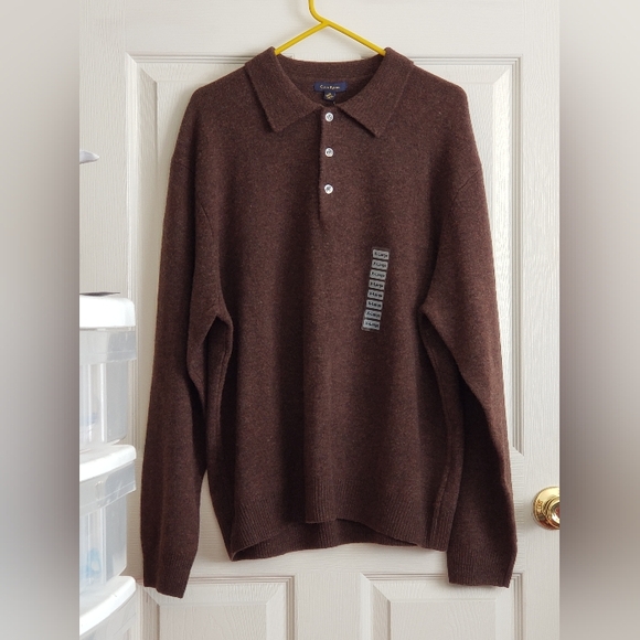 Club Room Other - MEN'S LONG SLEEVE 100% LAMBS WOOL SWEATER